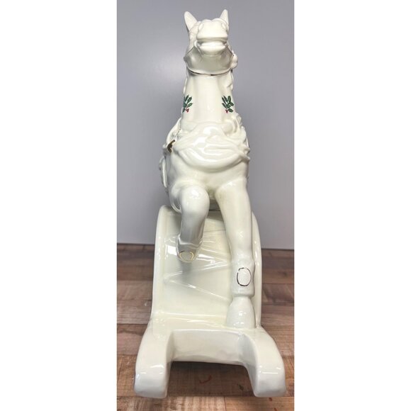 Holiday Rocking Horse Figurine, Plays Music, Large - Picture 7 of 9